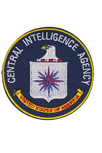 Police Central Intelligence Agency CIA Patch Abzeichen bestickt zum Aufbügeln Applikation Souvenir Zubehör von martynastradingofficial