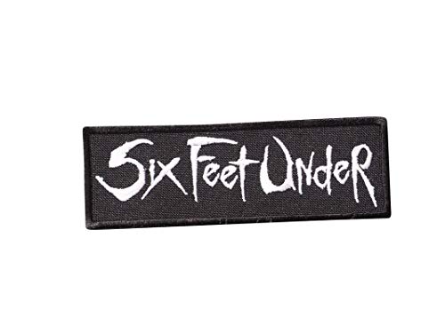 Six Feet Under, Obituary, Autopsy, Atheist, schwarzes Metall, Doom Punk Rock, Death Thrash Mortician, Krankes, besticktes Bügelbild, Souvenir von martynastradingofficial