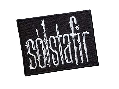 Solstafir Bügelbild, Motiv: Black Doom Punk Rock, Death Thrash Metal1, bestickt, zum Aufbügeln von martynastradingofficial