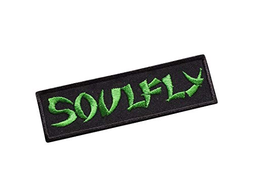 Soulfly Death Thrash Doom besticktes Bügelbild, Souvenir von martynastradingofficial