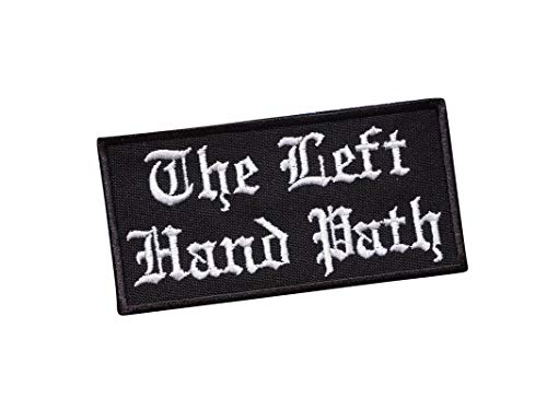 The Left Hand Path Aleister Crowley Hexagram Thelema, Occult, Satanic, Lucifer, Satan, Dämon, 666 Devil, Satanic1 bestickte Applikation zum Aufbügeln von martynastradingofficial