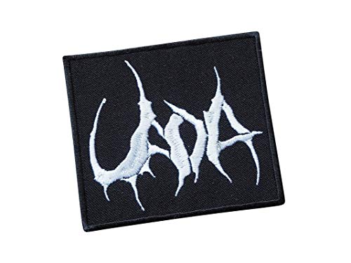 UADA Schwarz Metall bestickt Bügelbild Applikation Souvenir von martynastradingofficial