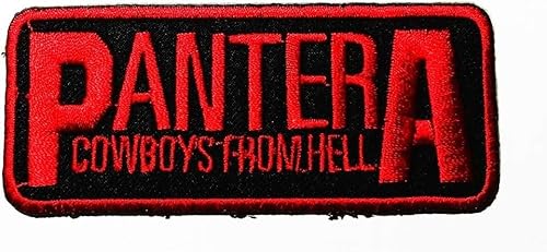 Cowboys Groove Metal Patch Aufnäher – Abzeichen zum Aufnähen oder Aufbügeln – trendiges Modeaccessoire – einzigartiges dekoratives Logo für Jacken, Jeans und Taschen – Vintage – Bekleidung von martytradingOfficial