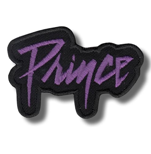 Prince Patch Aufnäher – Abzeichen zum Aufnähen oder Aufbügeln – trendiges Modeaccessoire – einzigartiges dekoratives Logo für Jacken, Jeans und Taschen – Vintage – Bekleidung von martytradingOfficial