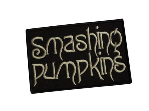 Smashing Pumpkins Patch Aufnäher – Abzeichen zum Aufnähen oder Aufbügeln – trendiges Modeaccessoire – einzigartiges dekoratives Logo für Jacken, Jeans und Taschen – Vintage – Bekleidung von martytradingOfficial