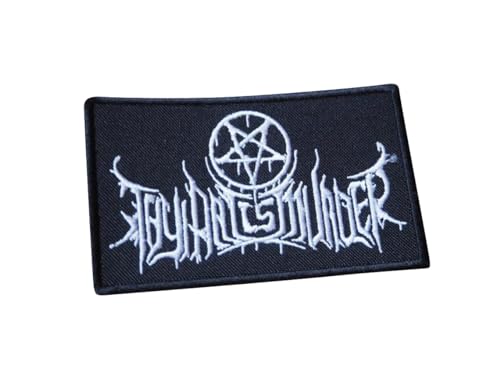 Thy Art is Murder Patch Aufnäher – Abzeichen zum Aufnähen oder Aufbügeln – trendiges Modeaccessoire – einzigartiges dekoratives Logo für Jacken, Jeans und Taschen – Vintage – Bekleidung von martytradingOfficial