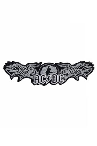 Ac Dc Acdc Fly Silver Aufnäher Besticktes Patch zum Aufbügeln Applique von martytradingofficial