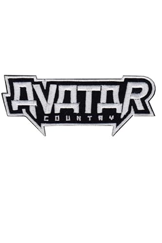 Avatar Country Silver Metalband Aufnäher Besticktes Patch zum Aufbügeln Applique von martytradingofficial