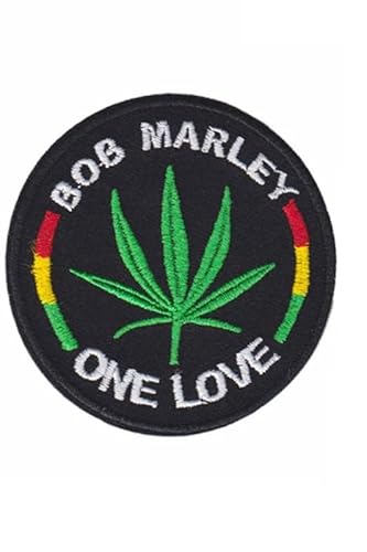 BOB MARLEY One Love Aufnäher Besticktes Patch zum Aufbügeln Applique Souvenir Zubehör von martytradingofficial