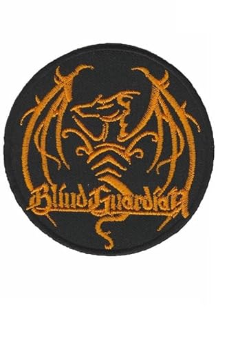 Blind Guardian - gold round Aufnäher Besticktes Patch zum Aufbügeln Applique Souvenir Zubehör von martytradingofficial