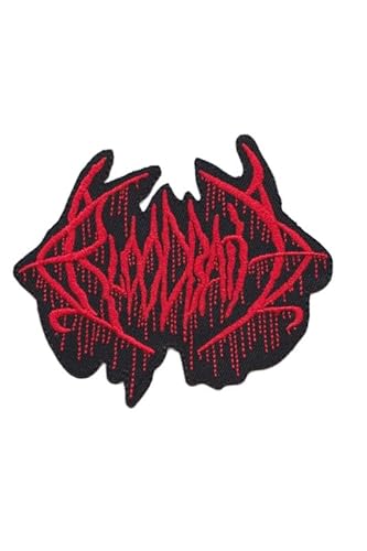 Bloodbath Death Metal Supergroup Red Aufnäher Besticktes Patch zum Aufbügeln Applique von martytradingofficial