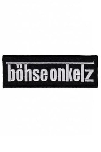 Boehse Onkelz Silver Aufnäher Besticktes Patch zum Aufbügeln Applique von martytradingofficial