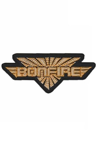 Bonfire Hardrock Band Aufnäher Besticktes Patch zum Aufbügeln Applique von martytradingofficial