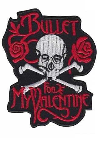 Bullet For My Valentine Sk Aufnäher Besticktes Patch zum Aufbügeln Applique von martytradingofficial