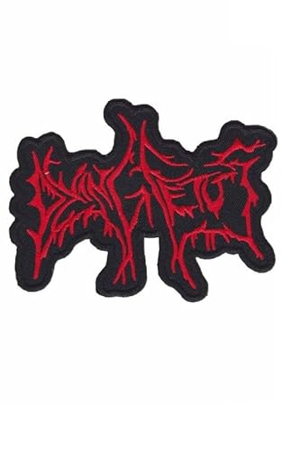 Dying Fetus Red Death Metal Band Aufnäher Besticktes Patch zum Aufbügeln Applique von martytradingofficial