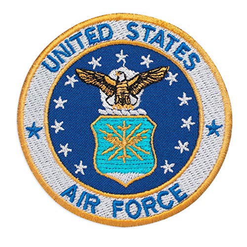 Emblem United States Air Force Military Symbol bestickt Patch zum Aufbügeln (7,62 cm x 7,62 cm) von martytradingofficial