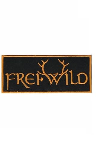 Freiwild Frei.Wild - gold Aufnäher Besticktes Patch zum Aufbügeln Applique Souvenir Zubehör von martytradingofficial