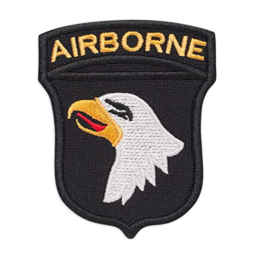 Head of The Eagle Airborne Air Force Military Embroidered Patch Iron 6.1 x 7.4 cm von martytradingofficial