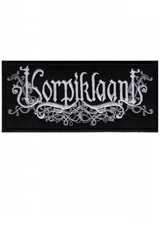 Korpiklaani Black Silver Folk Metal Ba_1 Aufnäher Besticktes Patch zum Aufbügeln Applique von martytradingofficial