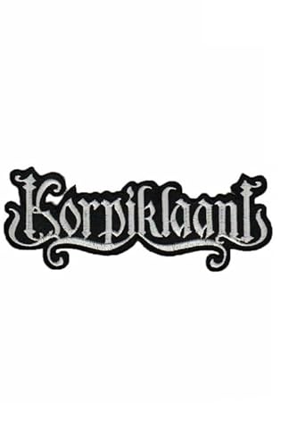 Korpiklaani Black Silver Folk Metal Ba Aufnäher Besticktes Patch zum Aufbügeln Applique von martytradingofficial