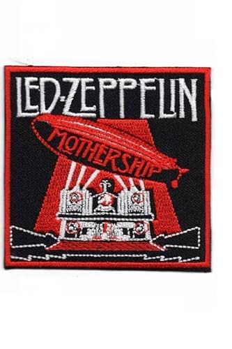 Led Zeppelin Patch Mothership Aufnäher Besticktes Patch zum Aufbügeln Applique von martytradingofficial