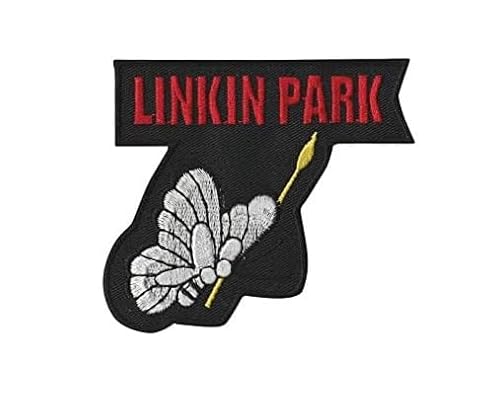 Linkin Park Black Aufnäher Besticktes Patch zum Aufbügeln Applique von martytradingofficial