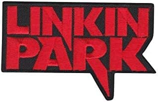 Linkin Park Red Black Aufnäher Besticktes Patch zum Aufbügeln Applique von martytradingofficial