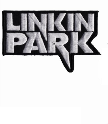 Linkin Park Silver Big Hq Aufnäher Besticktes Patch zum Aufbügeln Applique von martytradingofficial