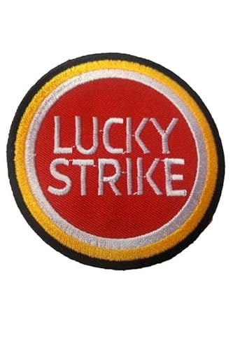 Lucky Strike American Style Aufnäher Besticktes Patch zum Aufbügeln Applique Souvenir Zubehör von martytradingofficial