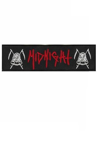 Midnight Black Speed Metal Aufnäher Besticktes Patch zum Aufbügeln Applique von martytradingofficial