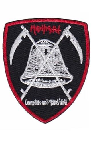 Midnight Complete And Totel Hell Metal Ba Aufnäher Besticktes Patch zum Aufbügeln Applique von martytradingofficial