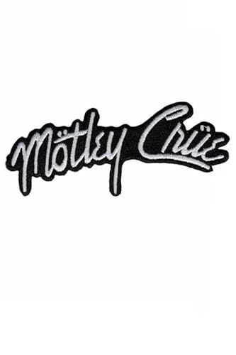 Moetley Cruee Silver Aufnäher Besticktes Patch zum Aufbügeln Applique von martytradingofficial