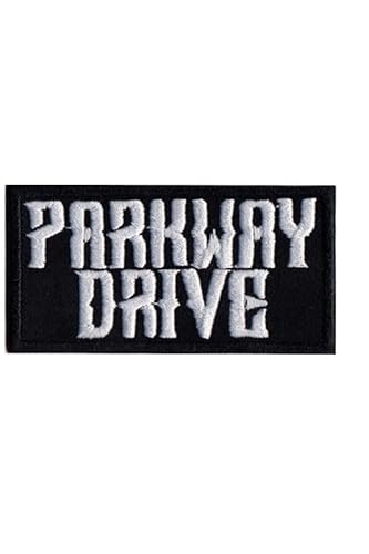 Parkway Drive Silver Black Metalcore Aufnäher Besticktes Patch zum Aufbügeln Applique von martytradingofficial