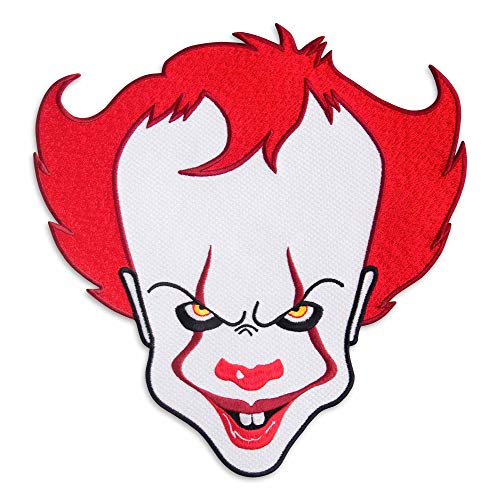 Pennywise The Dancing Clown It bestickter Aufnäher zum Aufbügeln (20,6 x 19,6 cm) von martytradingofficial