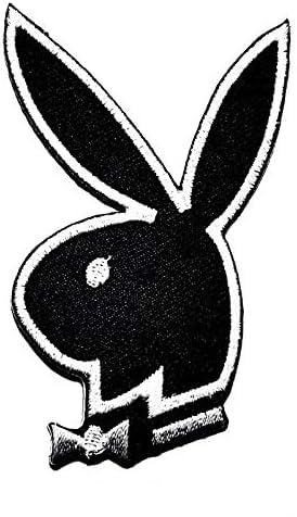 Playboy Bunny Rabbit Patch Eisen auf Logo Weste Jacke Kappe Hoodie Rucksack Patch Eisen Onsew auf Patch Applique Souvenir Zubehör von martytradingofficial