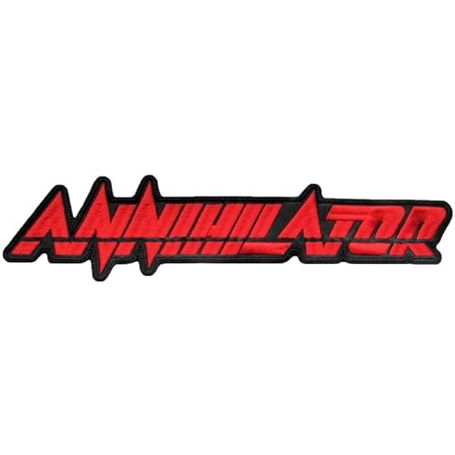 Rückenaufnäher mit Annihilator-Logo aufgestickter Rückenaufnäher Thrash Metal-Band Applique Souvenir Zubehör von martytradingofficial