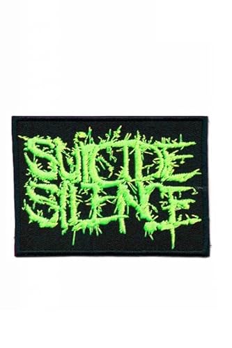 SUICIDE SILENCE Deathcore Aufnäher Besticktes Patch zum Aufbügeln Applique Souvenir Zubehör von martytradingofficial