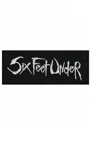 Six Feet Under - Death-Metal-Band Aufnäher Besticktes Patch zum Aufbügeln Applique Souvenir Zubehör von martytradingofficial