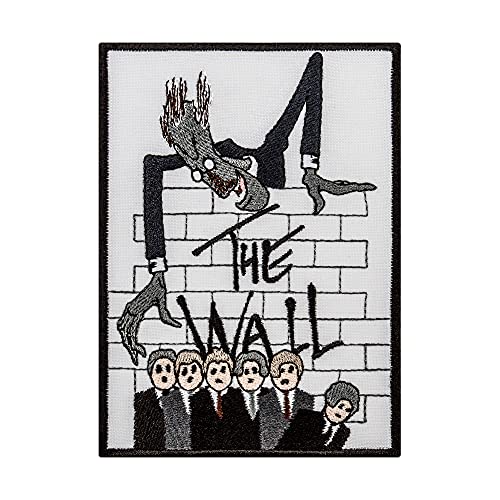 The Wall Patch – Klassisches Rockalbum – bestickt zum Aufbügeln – 9,9 x 13,2 cm von martytradingofficial