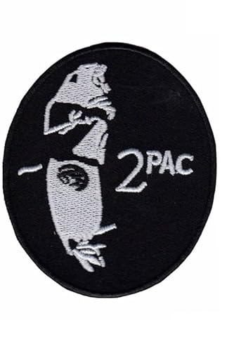 Tupac Shakur 2Pac Aufnäher Besticktes Patch zum Aufbügeln Applique von martytradingofficial