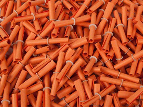 Röllchenlose orange, 500 Nieten (5 x P/100) von maru