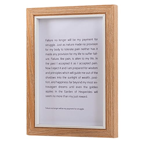 marysgift Bilderrahmen 15x20 Robuste Holz-Verbund-Fotorahmen für Bilder 20x15cm Horizontal oder Vertikal für Wandbehänge oder Tischdekoration (XK01401,8") von marysgift