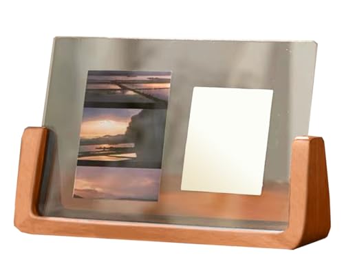 marysgift Bilderrahmen 20x15 Vintage Holz Fotorahmen Modern Braunen Portraitrahmen aus Acryl Glas für Tischplatte (XK00103,8") von marysgift