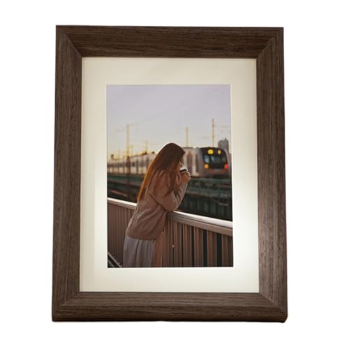 marysgift Bilderrahmen 20x25 Holz MDF-Holzrahmen 10 Zoll Modern Portraitrahmen Quadratisch Klassisch Massivholzrahmen für Wandhalterung und Tischplatte (XK01505,10") von marysgift