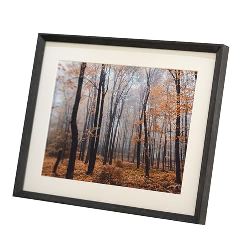 marysgift Bilderrahmen 21x30 Holz Fotorahmen für Foto Bilder Poster Holzrahmen zum Aufhängen Aufstellen Portraitrahmen Fotogalerie Rahmen (XK01811,A4) von marysgift