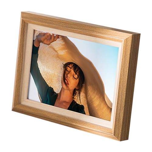 marysgift Bilderrahmen 21x30 Holz din A4 Posterrahmen Groß Vintage Collage MDF Holzbilderrahmen für Zuhause Büro Schule (XK03105,A4) von marysgift