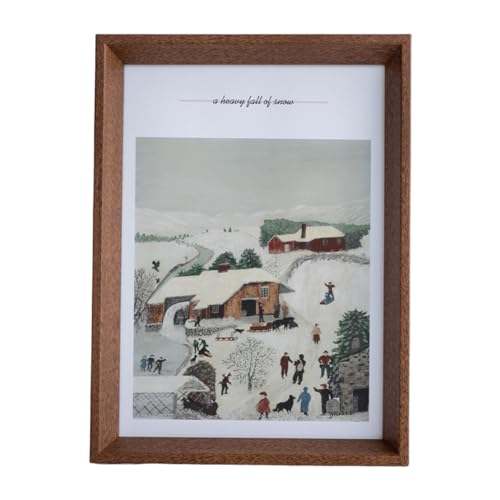 marysgift Bilderrahmen A4 Ideal für Kunstprojekte Schule Zuhause Holz Posterrahmen Groß Vintage Collage MDF Holzbilderrahmen (XK02801,A4) von marysgift