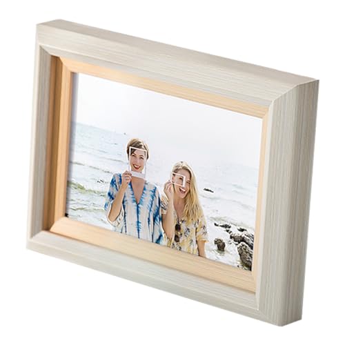 marysgift Bilderrahmen Din A4 Holz 21 x 30 cm Groß Modern Rahmen Echtholz Fotorahmen für von Kinderzeichnungen Kunstwerken Ausstellung (XK03102,A4) von marysgift