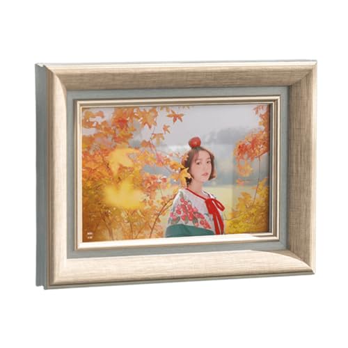 marysgift Fotorahmen Holz Bilderrahmen 15x20cm Rahmen für Tisch und Wand ohne Passepartout im Hochformat oder Querformat (XK00906,8") von marysgift