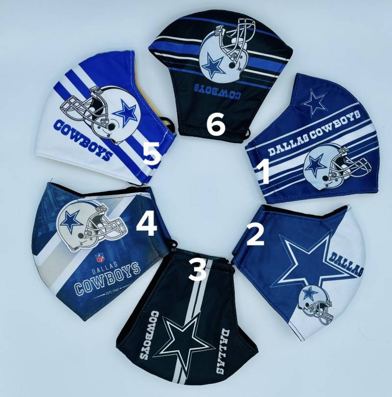 Nfl Dallas Cowboys Hochwertige Sportgesichtsmaske, Gesichtsmaske Für Erwachsene, Football-Gesichtsmaske, Nfl-Gesichtsmaske, Sportgesichtsmaske von maskzitupshop